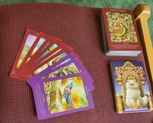 Animal Tarot Cards & Guidebook by Doreen Virtue, OOP, Rare, very good condition. - Picture 13 of 14