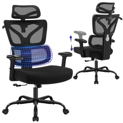 Ergonomic Office Chair, High Back Mesh Computer Chair with Comfortable Adapti...