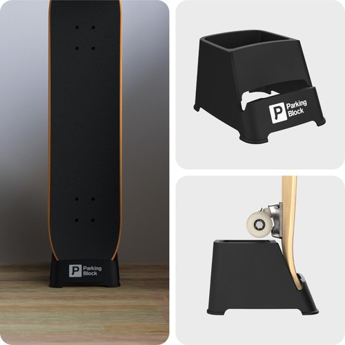 Skateboard Holder floor Durable Space-Saving stand for Skate board Deck & Lon... - Picture 6 of 6