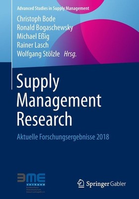 Supply Management Research Christoph Bode