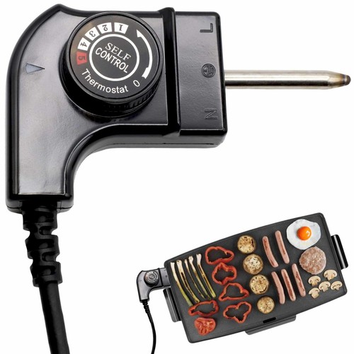 Termostato Cable Para Plancha De Asar Electrica Universal - Imagen 1 de 6