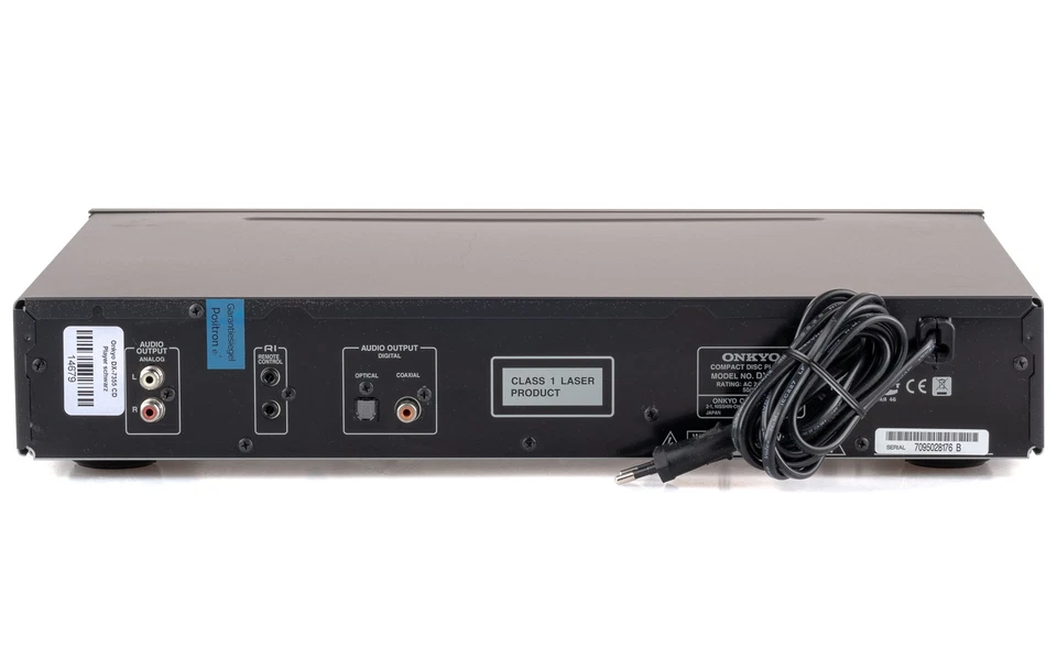 Onkyo DX-7355 Reproductor CD/2xDigital Fuera CD - Rw MP3 / Servicio 1 Año - Imagen 4 de 4