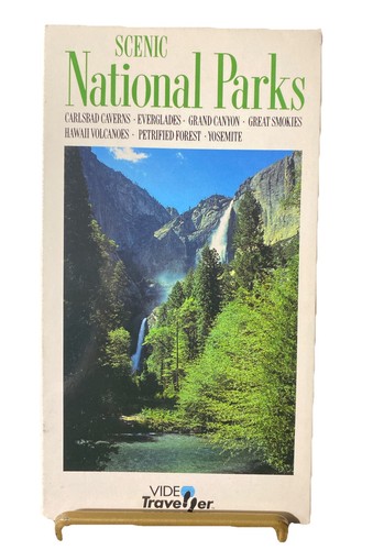 Scenic National Parks VHS VCR Tape 1992 Rand McNally Tours Grand Canyon Yosemite - Imagen 1 de 2