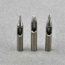 2X Tattoo Stainless Steel Nozzle Tube Tips Needle Gun Machine Tattoo Accessories