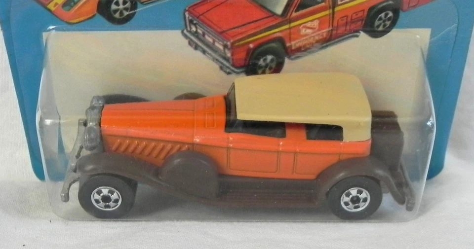 Hot Wheels "Flying Colors" '31 Doozie, Orange & Brown, Hong Kong 1976, MOMC - Image 2 of 4