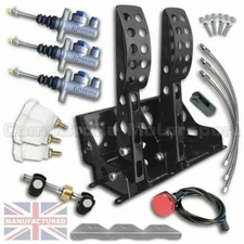 UNIVERSAL FLOOR MOUNTED HYDRAULIC PEDAL BOX KIT – KITCAR 2-PEDAL AP CYLINDERS [K