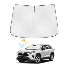 Canvcle Windshield Sun Shade for 2019-2025 Toyota RAV4 Accessories UV Protect