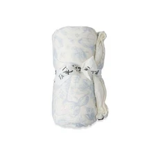 My Texas House Blue Toile Bunny Polyester Muslin Easter Throw 50x60 Spring 2025