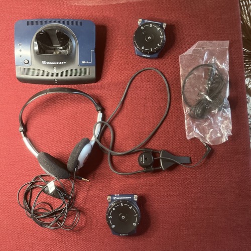Sennheiser Set 840-S Stereo Wireless Listening System w/Receiver NO POWER CORD