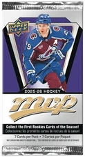 Upper Deck 2025-26 MVP Hockey Trading Cards - BOOSTER PACK [7 Cards]  Sealed