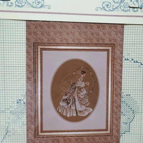 Lavender & Lace Cross Stitch Patterns Lot of 5 Victorian Girls Ladies NIP - Picture 3 of 11