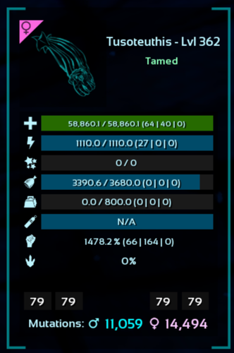🔥ARK Survival Ascended | PvE PC/XBOX/PS5 | Top Stats Tuso Wolverine 58kHP 1478M - Picture 7 of 22