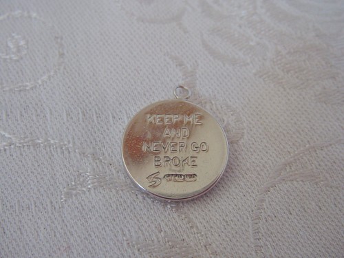 Vintage Sterling Silver Charms / 1959 Lucky Penny / Massachusetts / Grand Piano - Picture 2 of 4