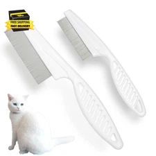 Multifunctional Pet Grooming Comb - Flea Removal, Tear Stain Remover for Dogs, C