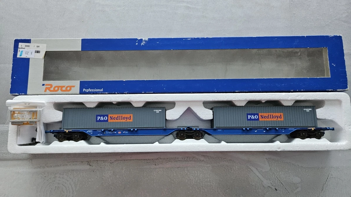 Set De 2 Wagons Plats a Ranchers Des Pkp Roco 76281 Train Ho
