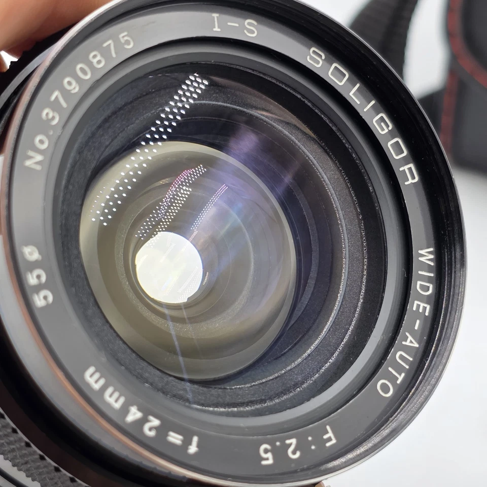 V Rare I-S SOLIGOR 24mm 2.5 Wide-Angle Lens MD MOUNT *Very Slight Fungus* - Image 3 of 4