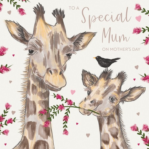 Mother's Day Card - Giraffe Love - Picture 1 of 1