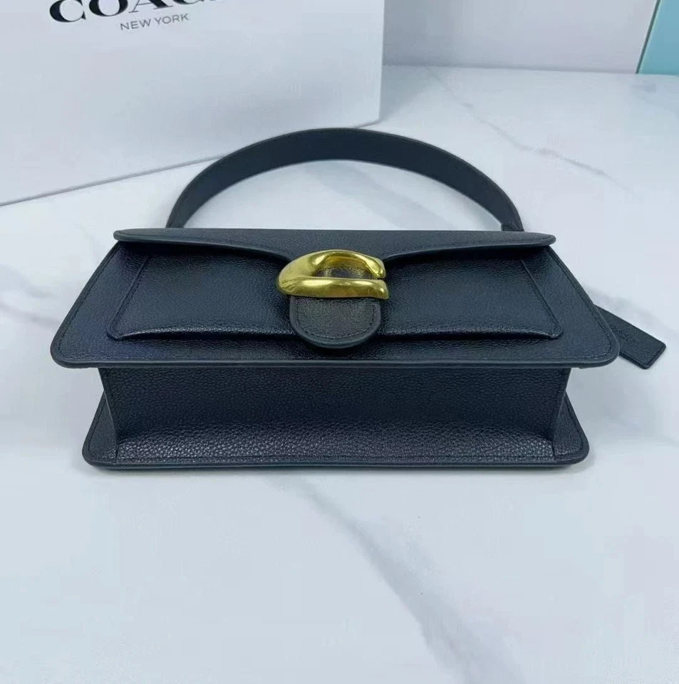 Coach 73995 Tabby 26 2Way наплечная сумка из черной кожи розетка совершенно новый - Изображение 3 из 3