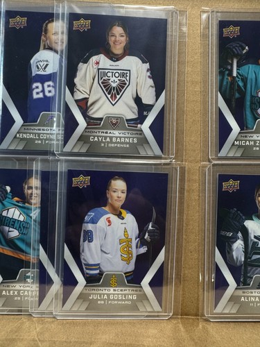 2024-25 Upper Deck PWHL Showcase Complete 18 Card Purple Set /250 - Picture 5 of 10
