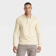 Men's Polo Collared Pullover Sweater - Goodfellow & Co