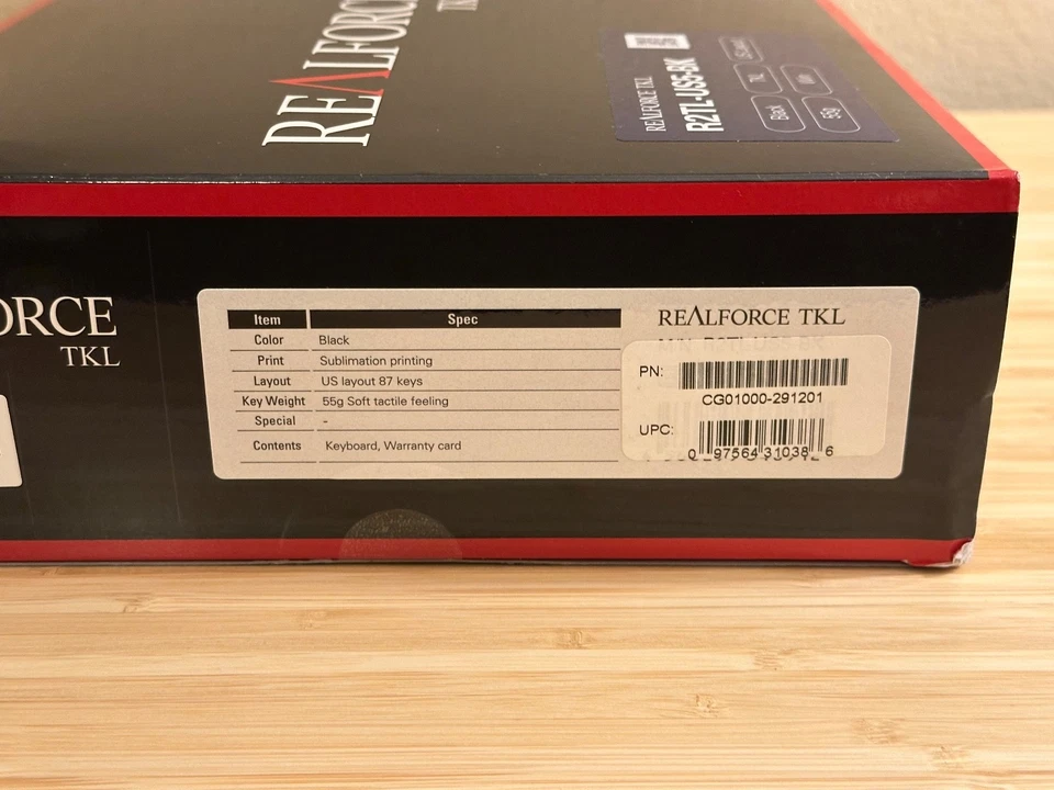 Topre Realforce TKL Keyboard R2TL-US5-BK - Image 3 of 3