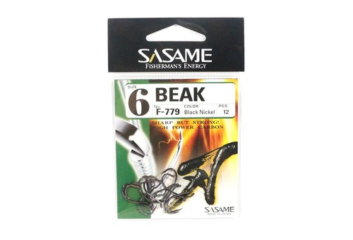 Sasame F-779 Beak Suicide Offset Hook Size 6 (3663) - Picture 1 of 6