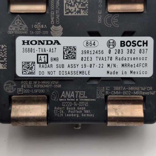 HONDA CRUISE CONTROL DISTANCE RADAR SENSOR 36801-TVA-A17 OEM 36801TVAA17 - Picture 12 of 14