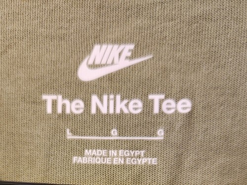 Men's Nike Short Sleeve Tee Shirt Green Embroidered Sz L BV0507-334 - Picture 4 of 5