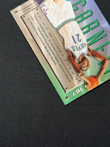 1995-96 Fleer Metal #167 KEVIN GARNETT HOF Rookie Card RC ๐ MINT SHARP - Picture 8 of 12