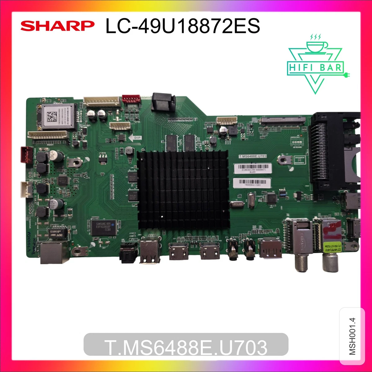 Carte mère TV Sharp LC-48CFE4042E (T.MS3463S.711) - Photo, audio & vidéo
