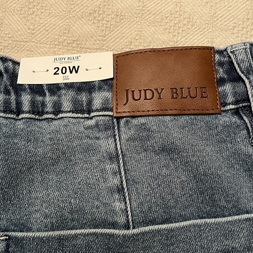 Judy Blue Walk In The Park Denim High Waist Jogginghose Kordelzug Taille 20W - Bild 7 von 9