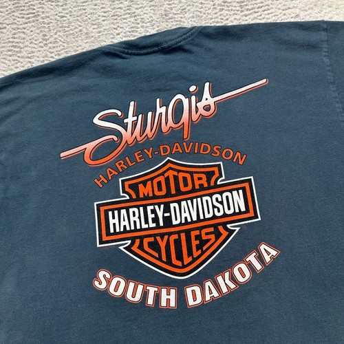 2008 Harley-Davidson Sturgis Rally Single-Stitch T-Shirt Sz Large USA. - Picture 10 of 10