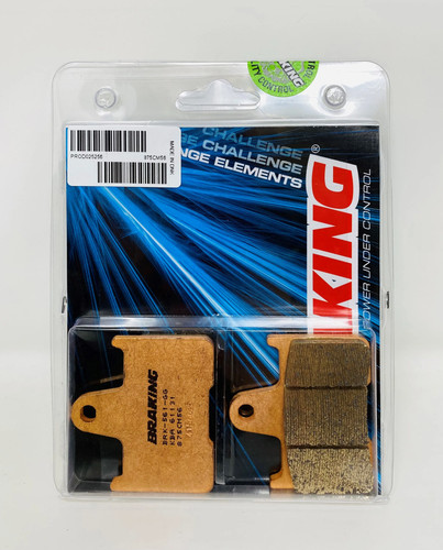 Bremsbeläge hinten BRAKING Sinter für Kawasaki ZZR 1400 J Performanc Sport ABS 1 - Bild 1 von 4