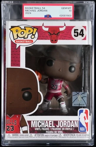 Funko Pop! Michael Jordan Figure NBA Chicago Bulls #54 Graded PSA 10 Gem Mint