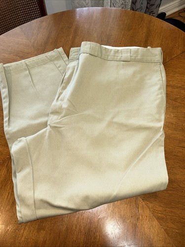 3 Men's Dickies Original 874 Work Pants - Size 56"x32" - Navy Tan Gray Grey EUC - Picture 9 of 11