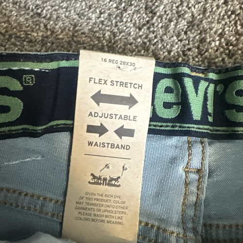 Levi's Boys Performance 511 Flex Stretch Denim Jeans Size 16 - Picture 5 of 10