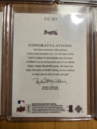 Lot (5) UD Masterpieces Peavy Murray Papelbon Johnson Billingsly GU Relics - Picture 10 of 11