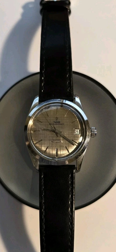 Vintage 1960s TUDOR Oyster Prince Men's Watch - 7966, 579353 linen dial - image 3 of 4