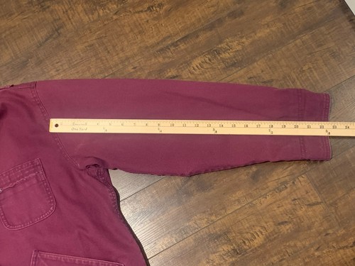 LL Bean Womens Large Blanket Lined Button Up Barn Chore Coat Jacket - Picture 9 of 10