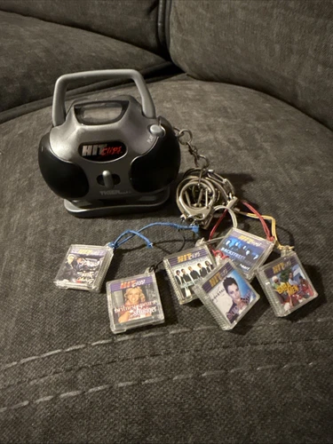 Tiger Electronics Hit Clips, Boombox & Personal Players With 6 Music Cartridges