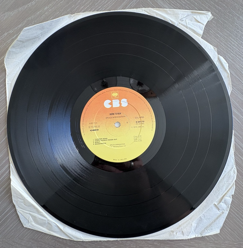 Bruce Springsteen - Born to Run Vinyl Record LP Gatefold 1975 CBS - Picture 3 of 8