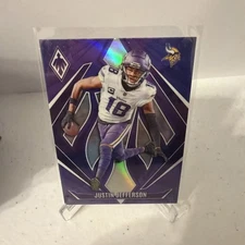 2024 Panini Phoenix Justin Jefferson Purple Fade Color Match #91