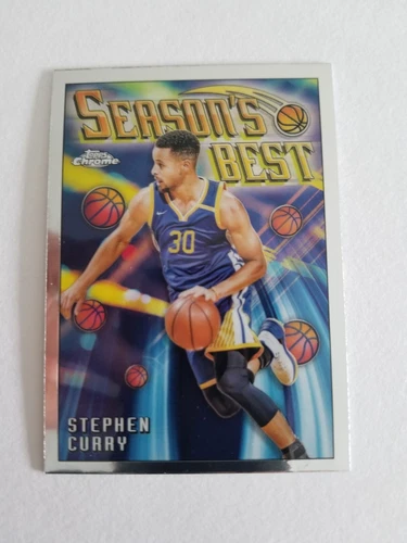 2023-24 Topps Chrome #SB-5 Stephen Curry Season's Best Warriors