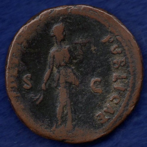 Roman Domitian AD81-96 Ae As 10.8g (Ref. f0608) - Picture 2 of 2