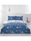 Hummingbird King Size Quilt Duvet Cover Set , Reversible Non-iron