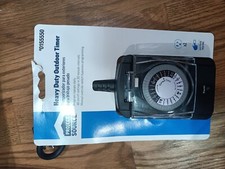 Outdoor 24 Hour Heavy Duty Timer Twin 2-Outlet