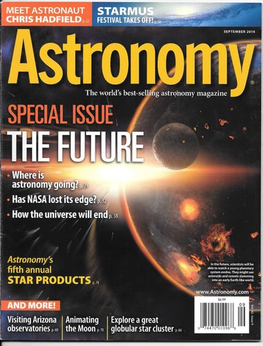 Astronomy Sept 2014 Starmus Chris Hadfield Future NASA Universe Star Sky Space - Picture 2 of 12