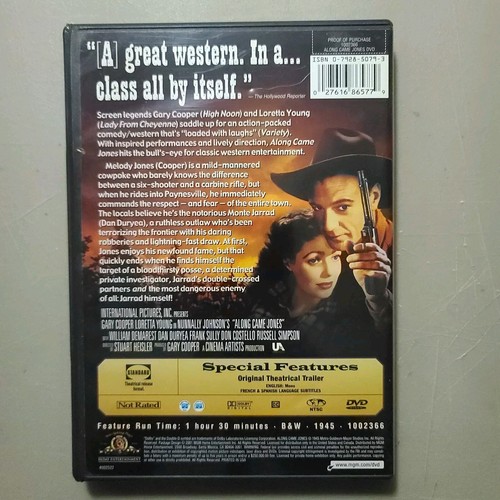 Western 4 DVD lot Wyatt Earp, Jesse James, Along Came Jones, 3:10 To Yuma - Picture 9 of 13