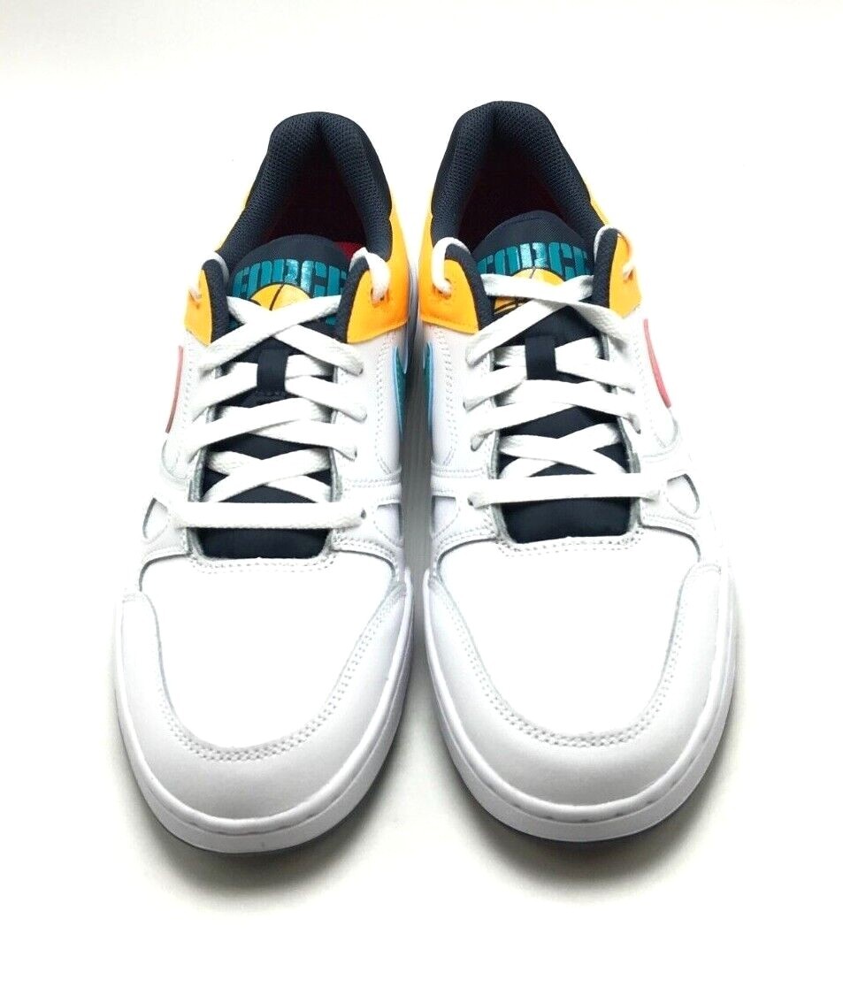 NEW* MEN Nike Full Force Low Sneakers White / Racer Pink  display picture 1