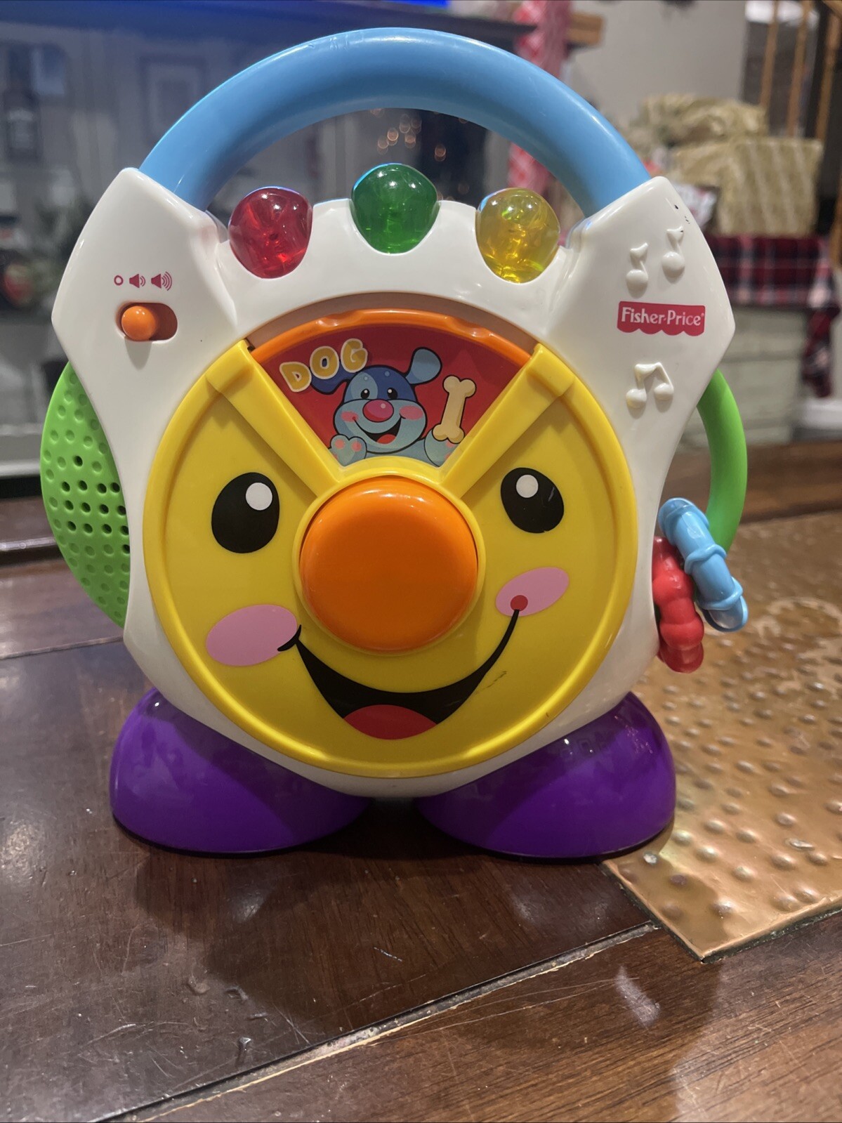 Fisher Price Nursery Rhymes CD Player Musical Lights Vintage Works-image